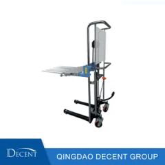 Manual Crucible Loader Small Hydraulic 1Y Front Discharge Wheeled <1t - Qingdao Decent Electromechanical Tech Co., Ltd