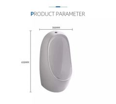 Modern Design Long-Lasting Eco-Friendly Waterless Wall Mounted Wc One Piece Sensor Men's Ceramic Urinal - Image 5