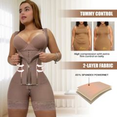 Intiflower Women Butt Lift Shaper High Compression Colombias Full Body Shapers - Image 1