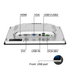 12.1 Inch Industrial Embedded Control Panel IP65 Waterproof Dustproof Capacitive Touch Screen Monitor HMI LCD Display Manufacturers - Image 3