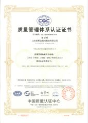 ISO9001:2015 QUALITY MANAGEMENT SYSTEM CERTIFICATE certificate from Shandong Chemsta Machinery Manufacturing Co., Ltd.
