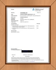 TUV Testing certificate from Shanghai Premier Homewares Co., Ltd.
