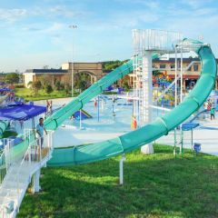 Professional Manufacturer Themed Playground Slide Combination Big Loop Water Park Slide - Image 2
