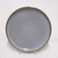 16PCS Stoneware Dinner Set Ceramic Tableware Light Gray Color - Image 2