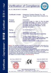 CE certificate of Dehumidifier certificate from Hangzhou Conloon Electric Co., Ltd.
