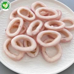 Frozen Fresh Raw Squid Calamari Ring skin on 3-8cm Pacific West White bbq IQF Sea Food Sotong Bulk Packaging for online sale - Image 3