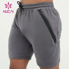 Mens High Quality Drawstring Invisible Zippers Skinny Shorts - Image 1