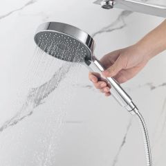 Morden Bathroom Chrome Brass Tub Faucets with Handheld Head Type Stand Origin China Color Chrome Trademark OEM Model NO. - Image 5