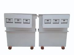 50 KVA 3 Phase Linear Voltage Stabilizer Capacity 50 kVA Phase Three Phase Input Voltage 340 V Type Semi-automatic Material Mild - Image 1