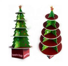 Cardboard Decorative Christmas Tree Stand, Christmas Decoration - Image 2