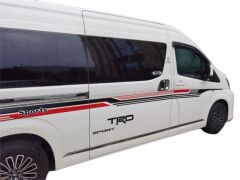 Acrylic Window Visor Rain Shield for Hiace 2019 Onwards - Image 4
