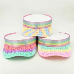 Push Pop Bubble Headwrap Summer Beach Caps Trademark NA Origin China Style Fashion Occasion Daily Usage Beach Caps Material - Image 1