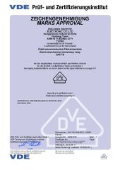 VDE Certification Certificate certificate from Zhejiang Goodvic Electronic Co., Ltd.
