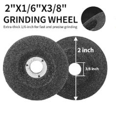 3 Inch (75mm) Grinding Wheel with 3/8" Arbor Industrial Grade Angle Grinders - Image 3