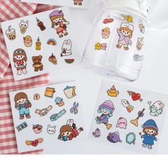 Customized Adhesive Label Cartoon PVC Stickers Origin China Trademark GWL Model NO. L714 Pattern Cartoon Color - Image 6
