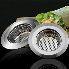 Stainless Steel Kitchen Sink Strainer Shape Round Color Silver Water Flow Free Flow Material Stainless Steel Diameter Full Rim 4 - Image 1