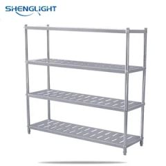 Stainless Steel Shelves Free Standing Storage Racking Size Medium Shape Common Color Slivery Packaging Set Design Simple - Image 2
