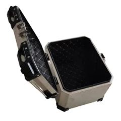 45L Stainless Steel Motorcycle Trunk Tail Storage Boxes Origin China Trademark none Model NO. H-007 Logo Customizable Own Weight - Image 4