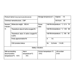 Low-Temp Cnp for Vinyl Acetate Polymerization Origin China Trademark qida Appearance Liquid HS Code 2909110000 Specification - Image 1