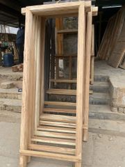 Wooden Door Frames Height all Color Brown Type Outdoor Style Rectangular Open Style Hinged Finishing Polished Usage/Application - Image 3