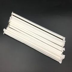 Bar Accessories Eco Paper Straw with White Paper Wrapped Packaging - Image 3