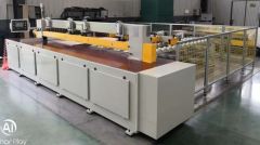 CNC Sawing Machine for Paperboard Track Linear Origin China Condition New Model NO. HSJ-3212 Trademark Zhenhuan Controlling Mode CNC - Image 1