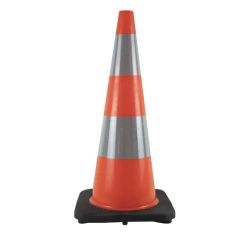 Stackable 36-Inch Reflective Traffic Cones with Flexible Bases - Image 2