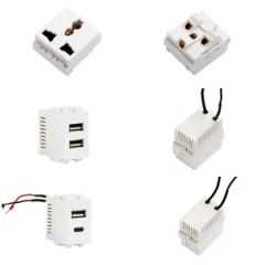 OEM Electrical Outlet Multi Function Wall Power Socket with Protective Door - Image 4