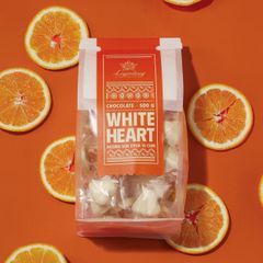 High Quality White Compound Chocolate with Orange Yogurt Taste, Assorted Nuts and Fruit Blend OEM Factory – product photo 2, product detail gallery