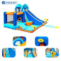 Top-Rated Fun Inflatable Water Slide with Big Pool & Water Guns - Image 3