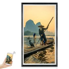 Widescreen Wall Mount Digital Photo Frames with Remote Control - Image 5
