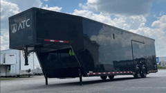 Enclosed Trailers / Enclosed ATC Gooseneck Car Trailer 2026 40ft. Aluminum ROM 500 w/Black Trim Package 5789 - Image 3