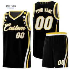 Unisex Customizable Basketball Jersey Polyester 100% Pure Colour MOQ100 1Y - Xiamen Ruliron Trading Co., Ltd.