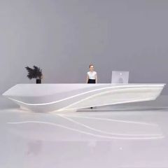 Customized Modern Desks for Cosmetics Store & Nail Salon Reception Desks - Image 2