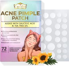 CanVita Pimple Patches - 72 Dots of Effective Solution for acne and pimples , tea tree oil and salicylic acid - Image 1