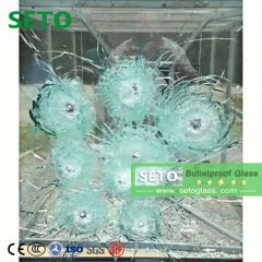 Third-Party Tested High-Transparency Custom Laminated Bulletproof Glass Multi-Layer Composite Safety Glass for Bank Jewelry Counters Partition Door Window - Image 2