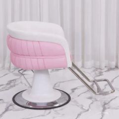 Beauty Barber Chairs Two Handles Chair Barber Shop Color White Condition New Material Metal Folded Unfolded Model NO. - Image 5