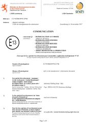 ECE R65 certificate from Wenzhou 5-Star Warning Lights Co., Ltd.