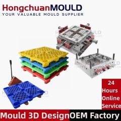Heavy Duty Euro HDPE Large Stackable Reversible Plastic Pallet Moulds - Image 5