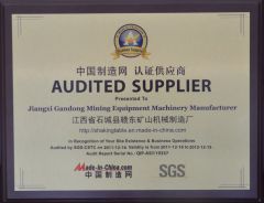 Company Certificate certificate from Jiangxi Gandong Mining Equipment Machinery Manufacturer