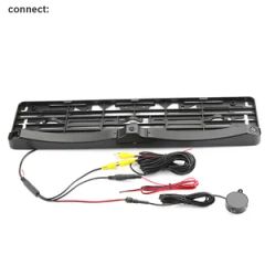 4.3" Foldable Car Monitor+3in1 European/Russia License Plate Radar Visual Camera - Image 5