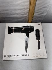 T3 Featherweight Luxe 2i Professional Hair Dryer Black with Rose Gold - Image 1