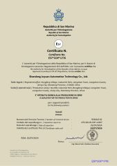 Certificates certificate from Liangshan Dingsheng International Trade Co., Ltd.