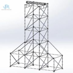 Galvanized Steel Horizontal Ledger End Ringlock Scaffolding Components System Layer Stage Truss - Image 4