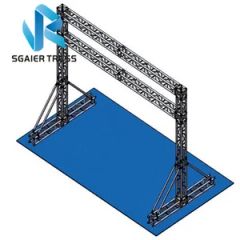 Outdoor Billboard Structure Backdrop Truss Shoe Rack Truss OEM Yes Shape Square Color Silver Length 0.5-4m HS Code 76109000 - Image 5