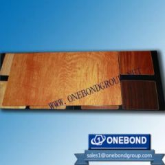 Wood Grain Aluminium Composite Panel Model NO. OBP029 Trademark ONEBOND HS Code 7606125100 Origin Foshan, China Specification CE, - Image 1