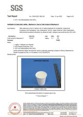 SGS certificate of Foshan Diansi Environmental and Technology Co. , Ltd – certificate photo, supplier certificates section