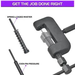 13PCS Cam Drive Chain Rivet Cutter Riveter Tool Kit Riveting Breaker for Bike Motorcycle - Image 5