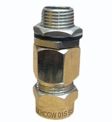 Hex Brass Cable Gland, IP44 Shape Hex Color Silver IP Rating IP44 Diameter 25 mm Type Single Compression Usage/Application Cable - Image 1