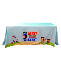 6FT Rectangular Fitted Spandex Tablecloths Table Covers Event Stretchable Tablecloth - Image 5
